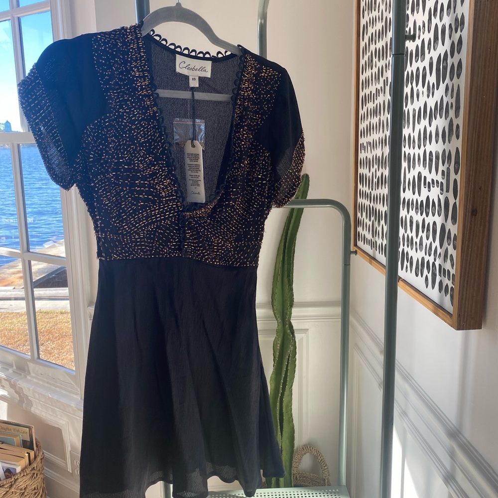 Cleobella XS beaded short dress